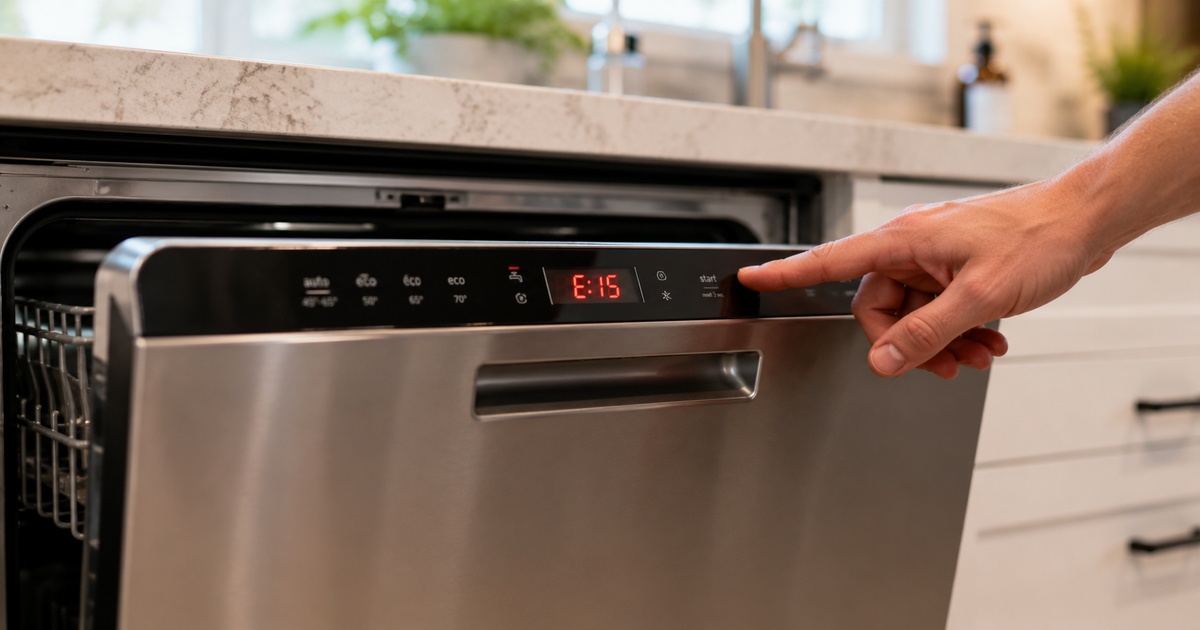Bosch Dishwasher Error Codes E15, E22, E24 (and Others) — Decoded