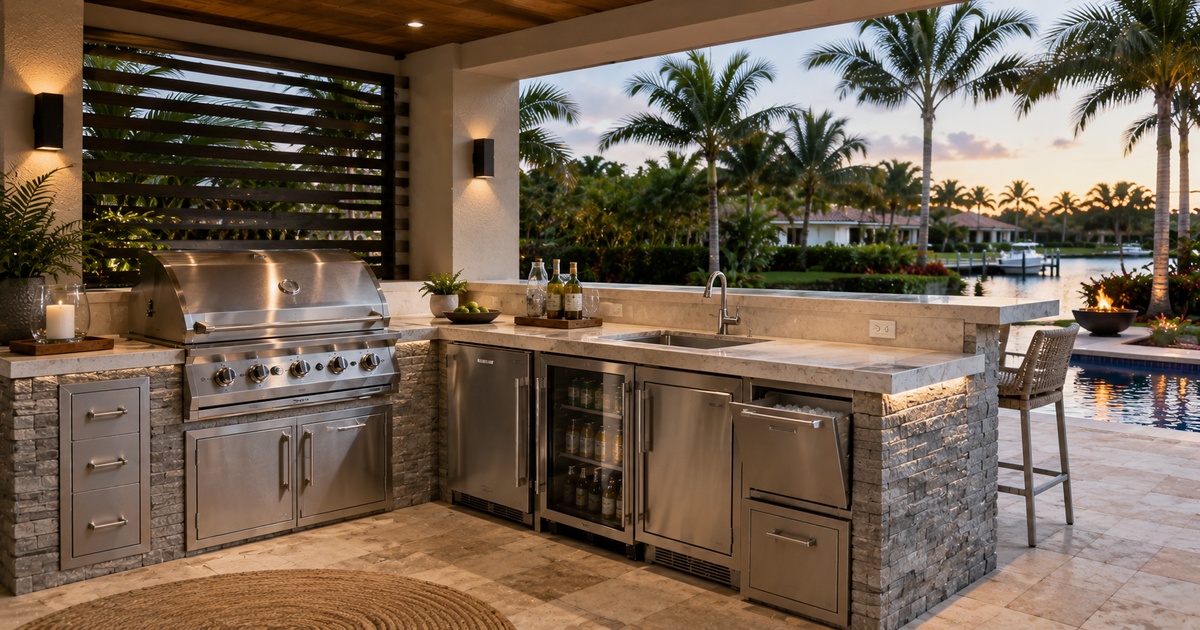 Naples Outdoor Kitchen Appliance Care: Salt Air, Sun, and Sand Survival