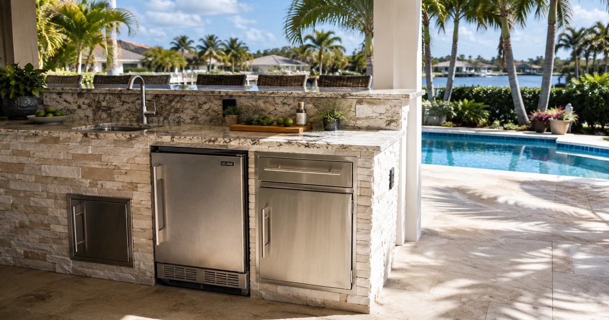 Pool House & Garage Refrigerators — Why They Fail Fastest in Florida