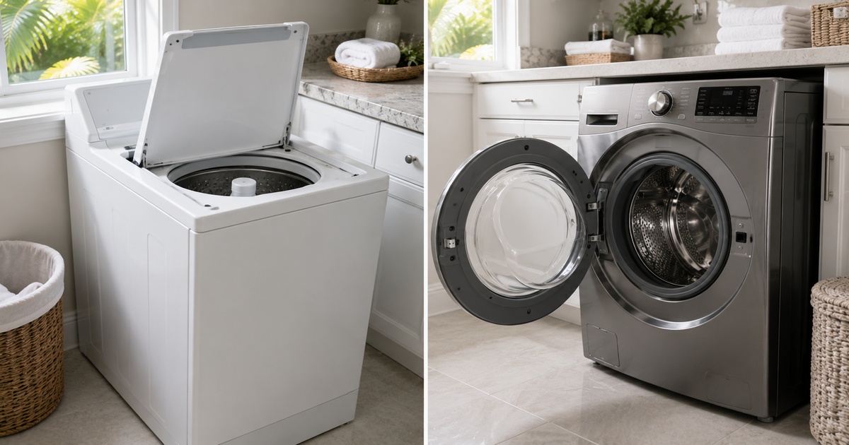 Top-Load vs Front-Load Washer — A Naples Repair Tech's Honest Comparison
