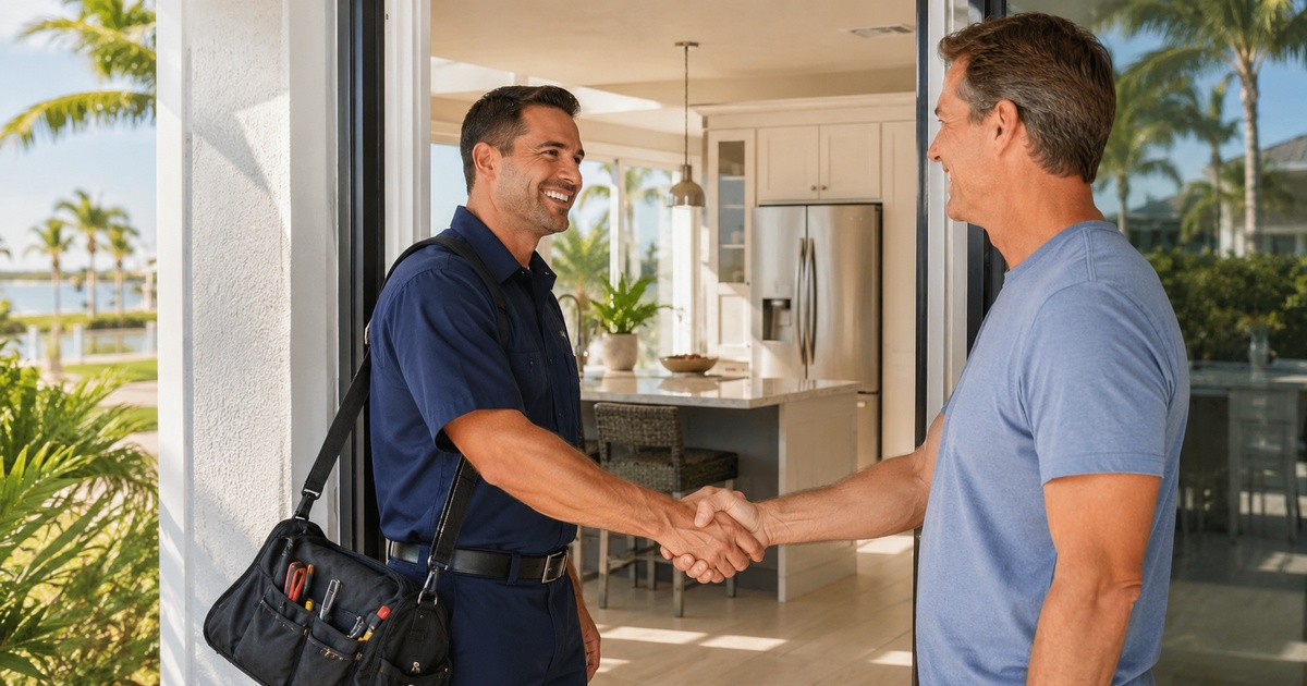 What Happens When You Call AllFix — Inside a Naples Service Call from First Ring to Fixed Fridge